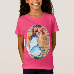 Camiseta Mariposa Acuarela Y Marco