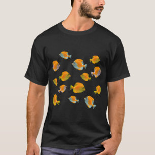 Camiseta Mariposa Amarilla Tropical Brillante y Alegre Cora
