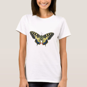 Camiseta Mariposa amarilla y negra