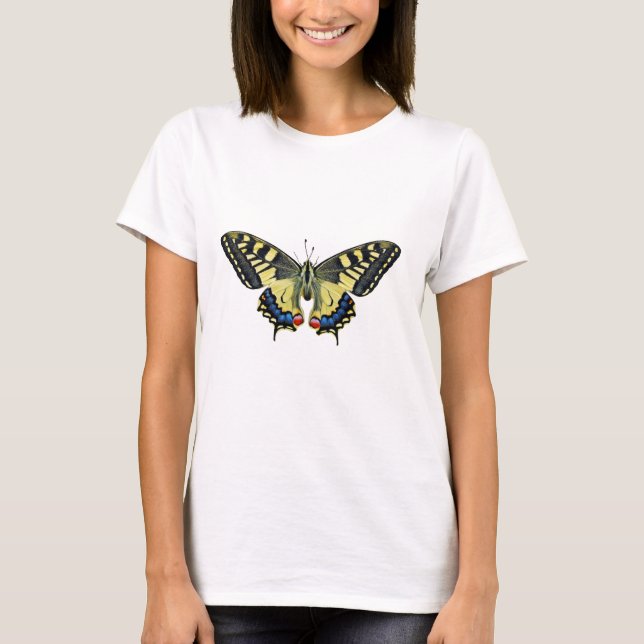 Camiseta Mariposa amarilla y negra (Anverso)