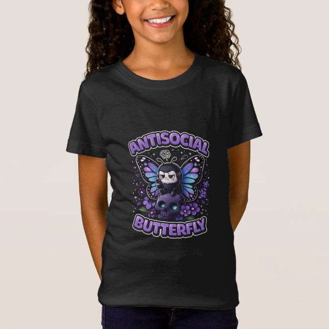 Camiseta Mariposa Antisocial (Anverso)