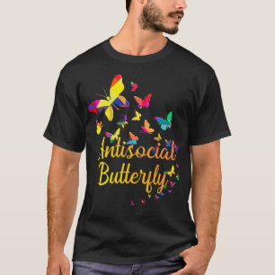 Camiseta Mariposa antisocial antisocial