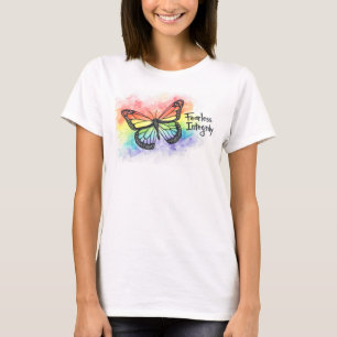 Camiseta Mariposa arcoiris