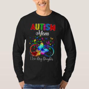 Camiseta Mariposa Autismo Mamá Amo Mi Hija Apoyo Au