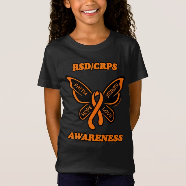 Camiseta Mariposa/Awareness...RSD/CRPS (Anverso)