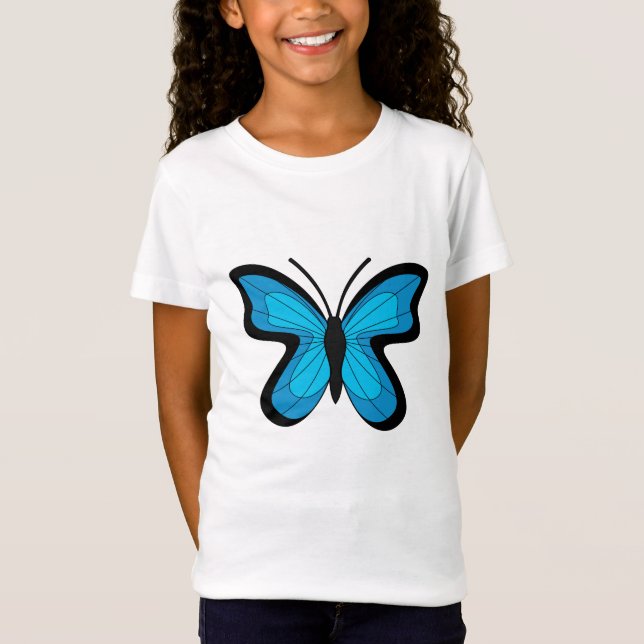 Camiseta Mariposa azul (Anverso)