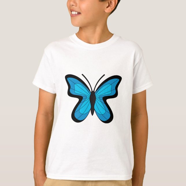 Camiseta Mariposa azul (Anverso)