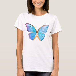 CAMISETA MARIPOSA AZUL