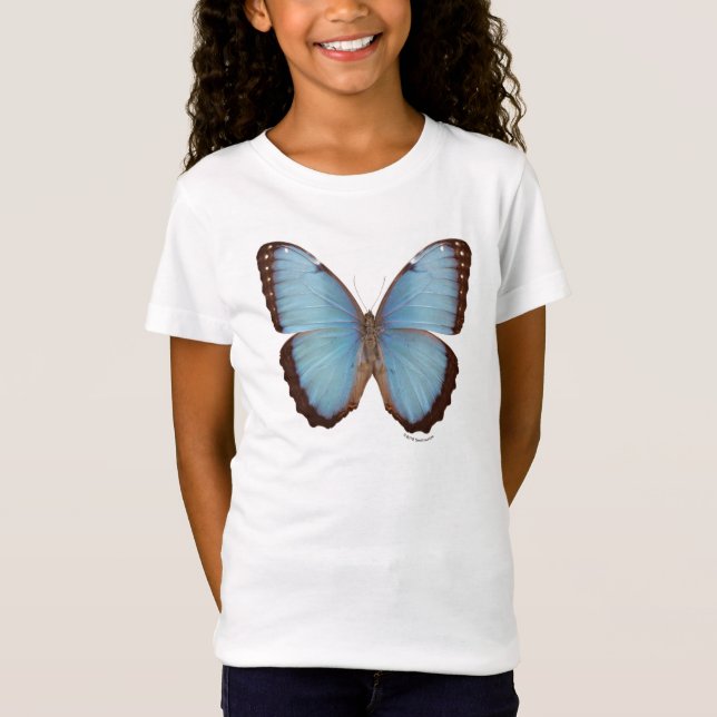 Camiseta Mariposa azul de Morpho (Anverso)