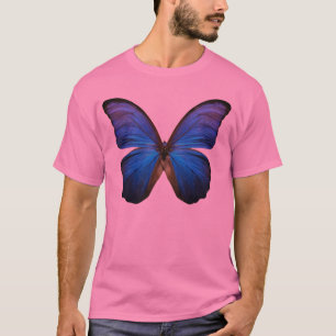 Camiseta Mariposa azul magnífica de Morpho