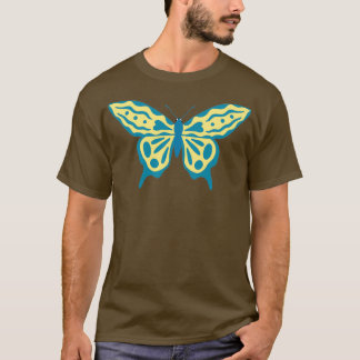 Camiseta Mariposa azul y amarilla 1