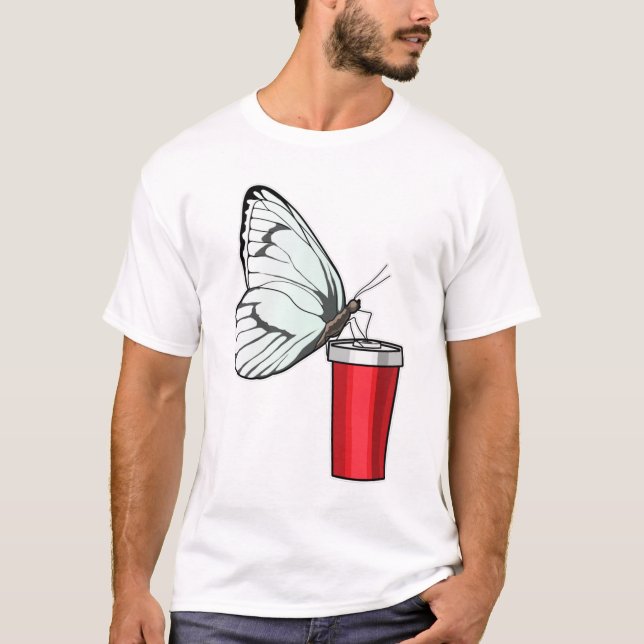 Camiseta Mariposa Beber Mug (Anverso)