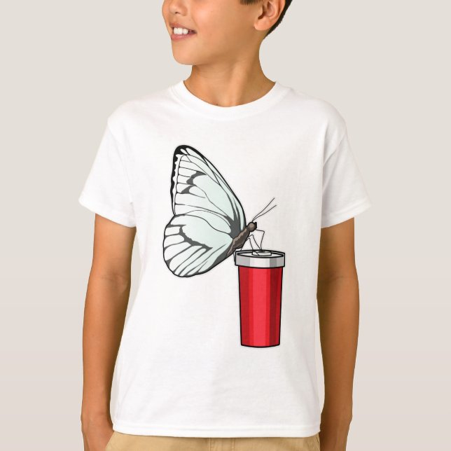 Camiseta Mariposa Beber Mug (Anverso)