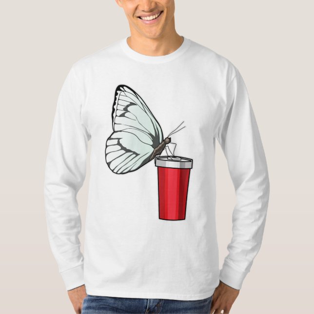 Camiseta Mariposa Beber Mug (Anverso)