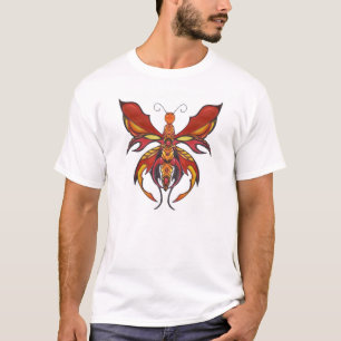Camiseta Mariposa Bejeweled - fuego