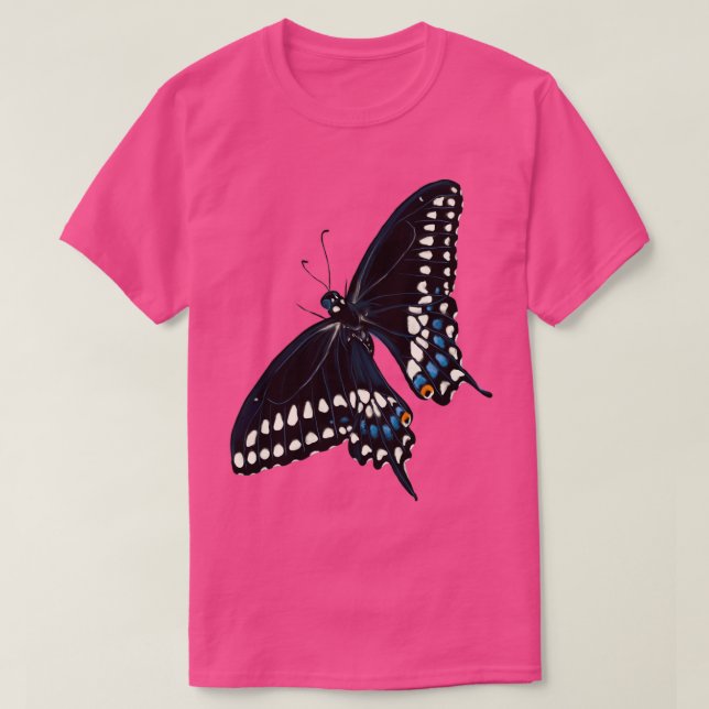 Camiseta Mariposa Black Swallowtail 2 (Diseño del anverso)