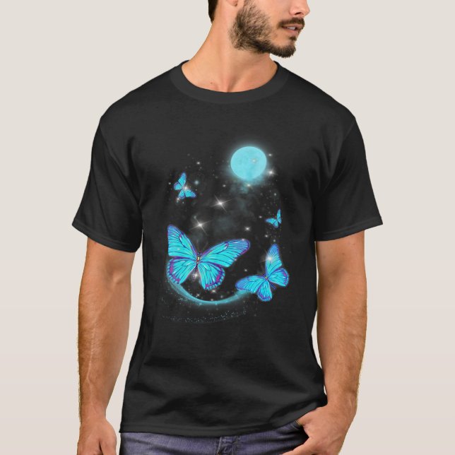 Camiseta Mariposa Bluemoon Hermosa (Anverso)