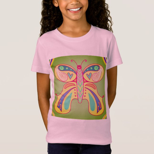 Camiseta Mariposa caprichosa (Anverso)