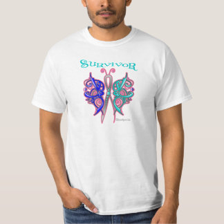 Camiseta Mariposa céltica del superviviente - cáncer de