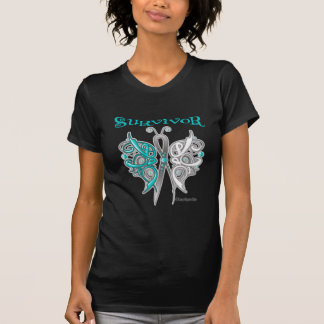 Camiseta Mariposa céltica del superviviente - cáncer de