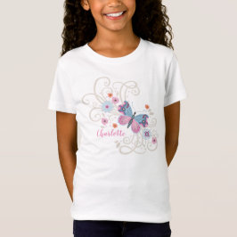 Camiseta Mariposa Chica Cuta