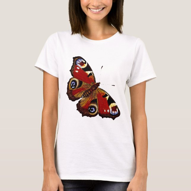 Camiseta Mariposa colorida (Anverso)