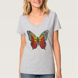 Camiseta Mariposa Colorida