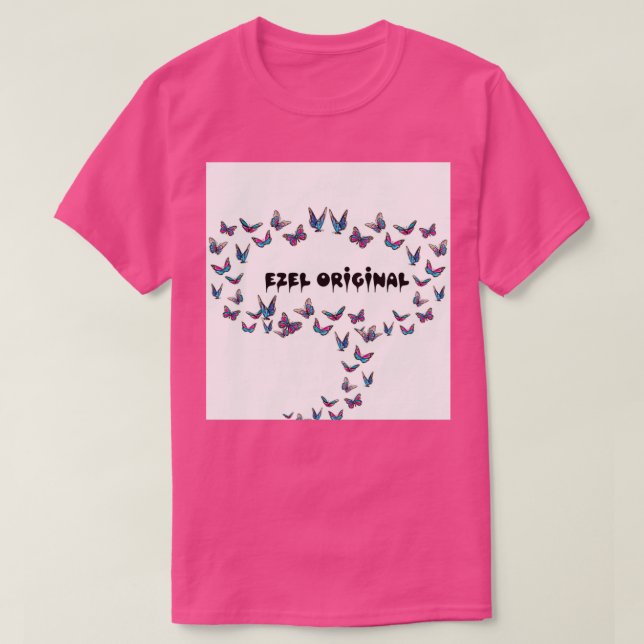 Camiseta mariposa colorida 20 (Diseño del anverso)