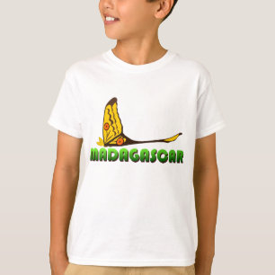 Camiseta Mariposa cometa icono de Madagascar, viaje