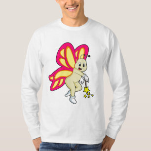 Camiseta Mariposa como asistente con varita mágica