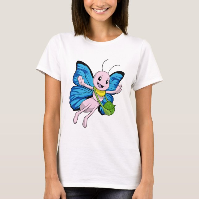 Camiseta Mariposa con bolso (Anverso)