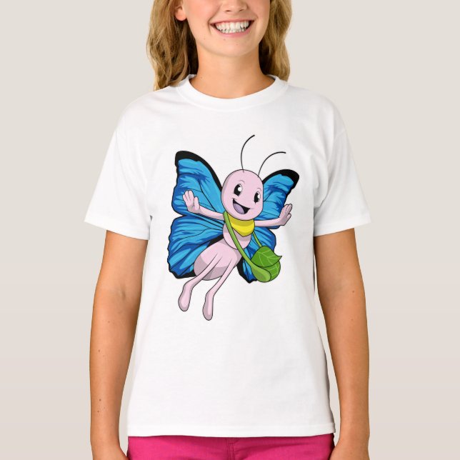 Camiseta Mariposa con bolso (Anverso)