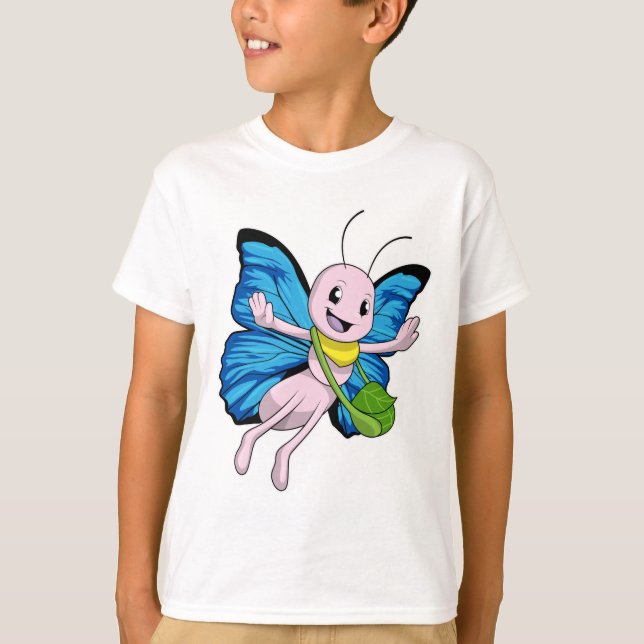 Camiseta Mariposa con bolso (Anverso)