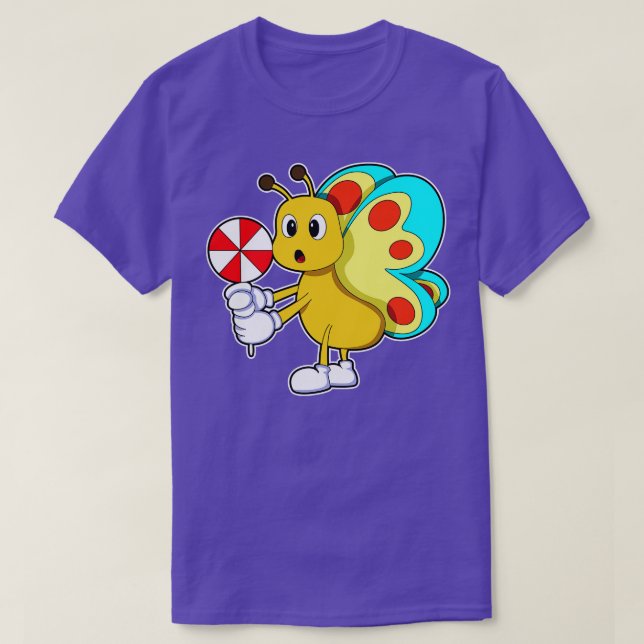 Camiseta Mariposa con Candy (Diseño del anverso)
