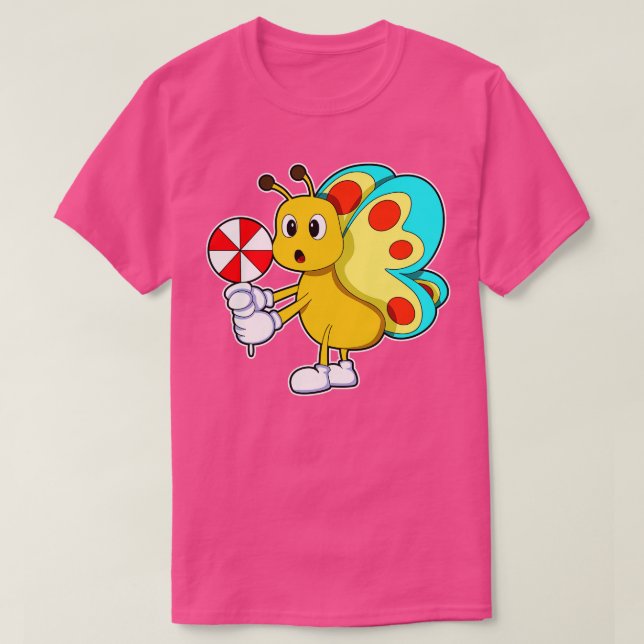 Camiseta Mariposa con Candy (Diseño del anverso)