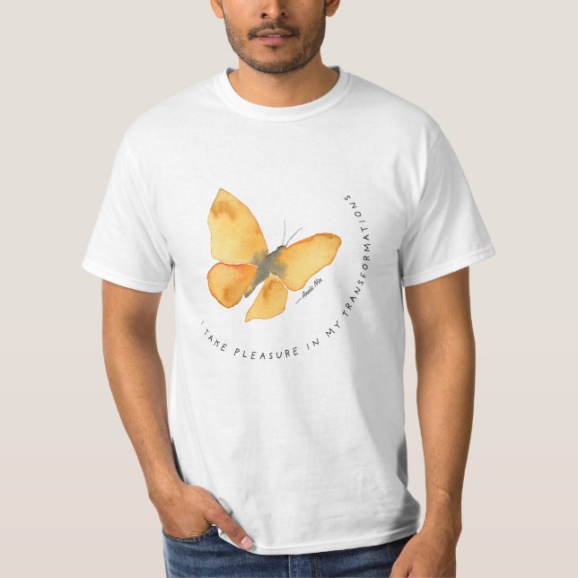 Camiseta Mariposa con cita de Anaïs Nin (Anverso)