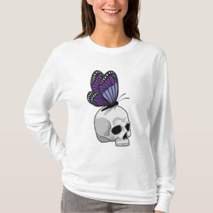 Camiseta Mariposa con cráneo