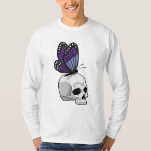 Camiseta Mariposa con cráneo