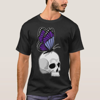 Camiseta Mariposa con cráneo