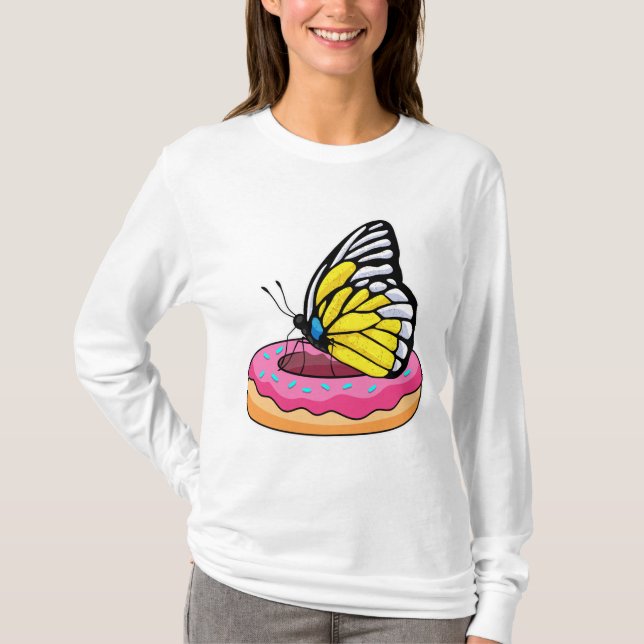 Camiseta Mariposa con Donut (Anverso)