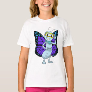 Camiseta Mariposa con gafas