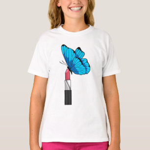 Camiseta Mariposa con lápiz labial