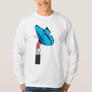 Camiseta Mariposa con lápiz labial