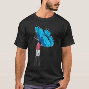 Camiseta Mariposa con lápiz labial
