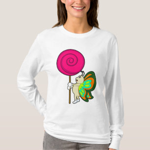 Camiseta Mariposa con Lollipop