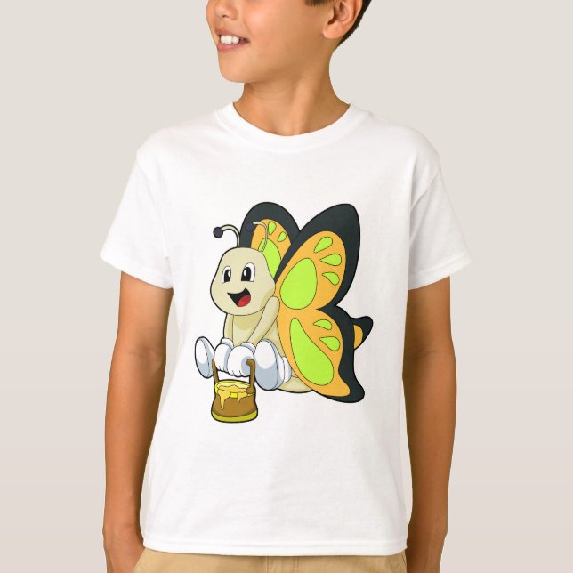 Camiseta Mariposa con miel (Anverso)