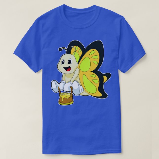 Camiseta Mariposa con miel (Diseño del anverso)