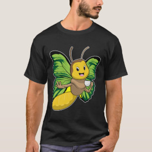 Camiseta Mariposa con taza de café