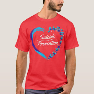 Camiseta Mariposa Conciencia sobre el Suicidio Cardíaco Sal