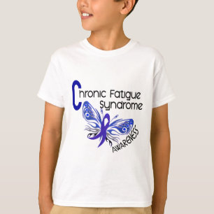 Camiseta Mariposa crónica del tatuaje del síndrome del